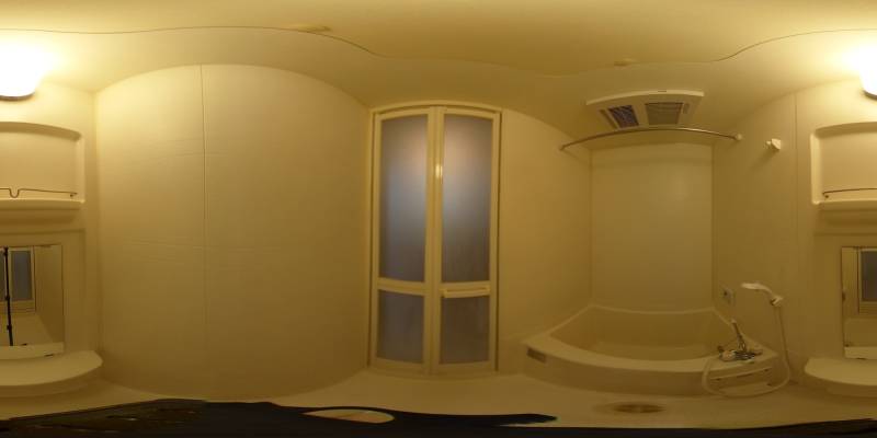 パノラマ画像バスルーム