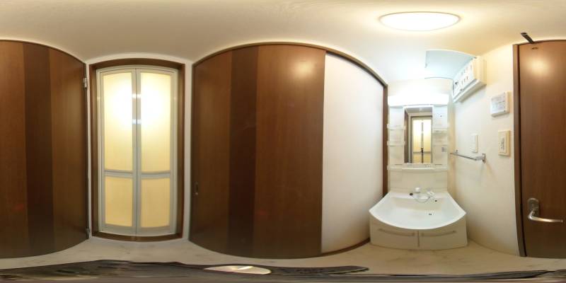 パノラマ画像洗面所