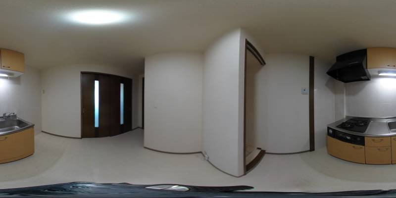 パノラマ画像キッチン