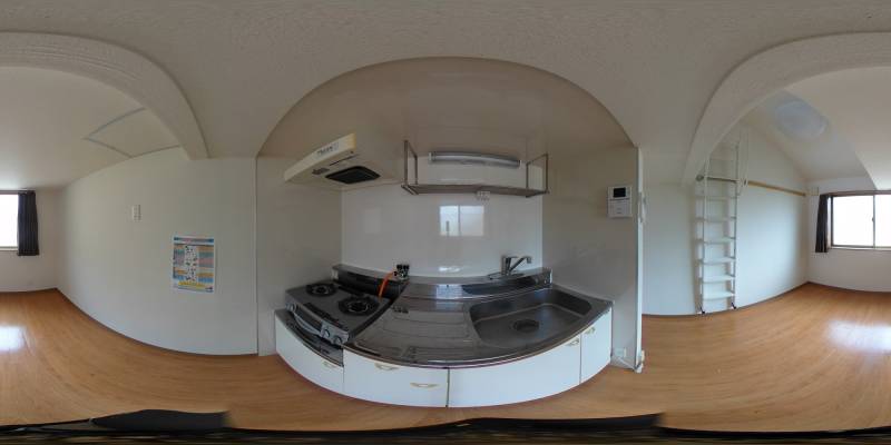 パノラマ画像キッチン