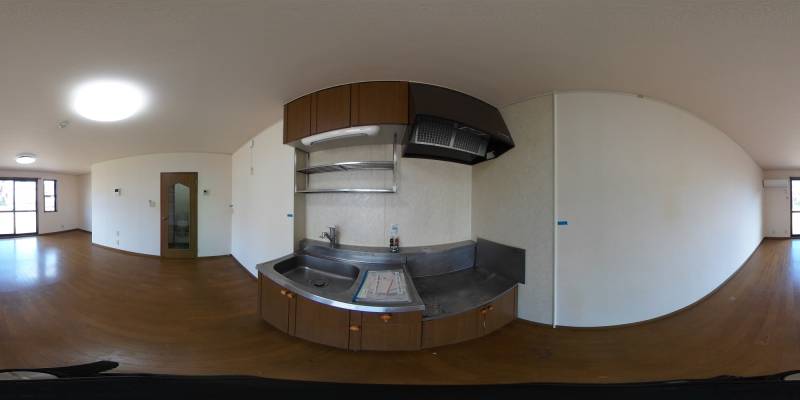 パノラマ画像キッチン