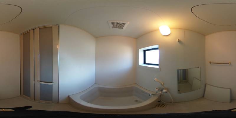 パノラマ画像バスルーム