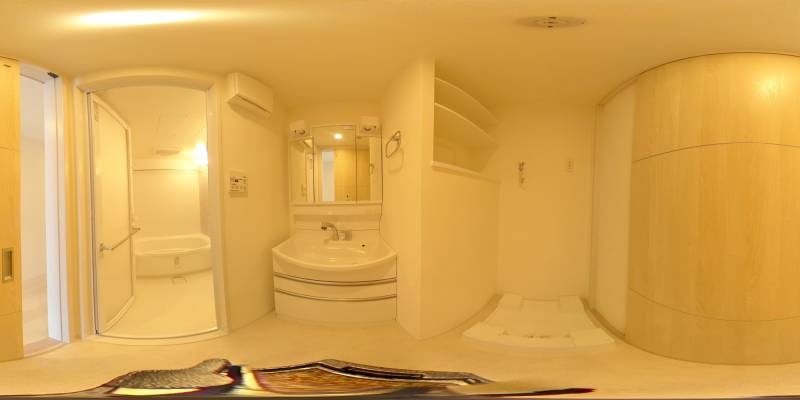 パノラマ画像洗面所