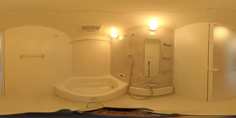 パノラマ画像バスルーム