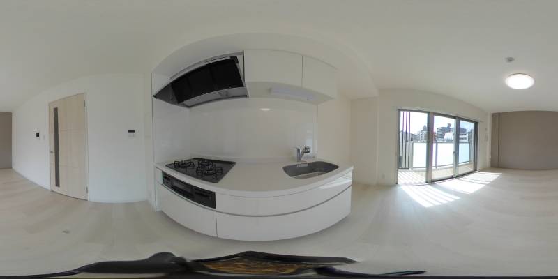 パノラマ画像キッチン