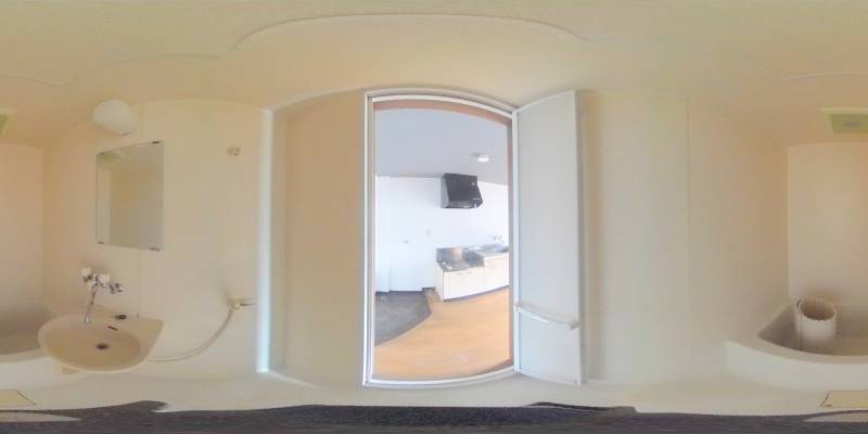 パノラマ画像バスルーム