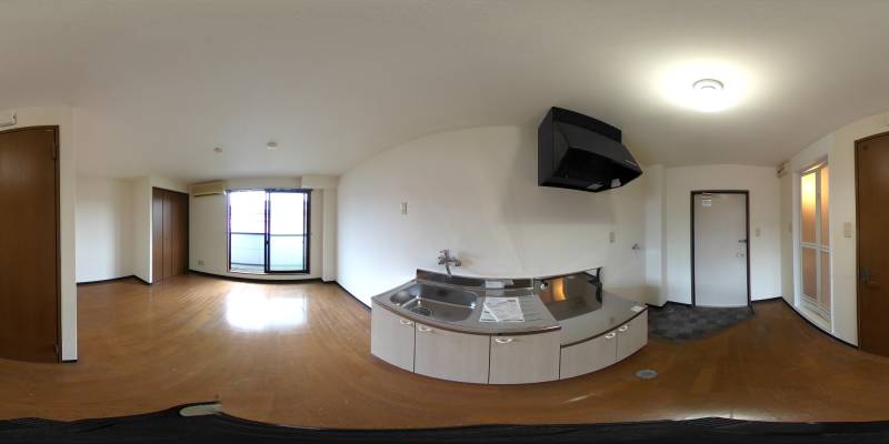 パノラマ画像キッチン