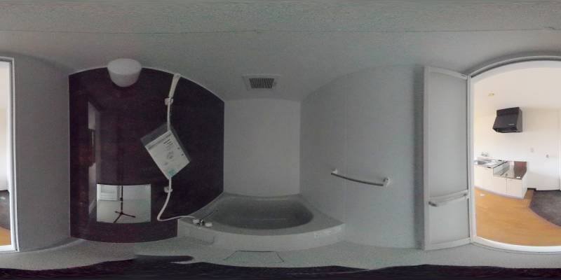 パノラマ画像バスルーム
