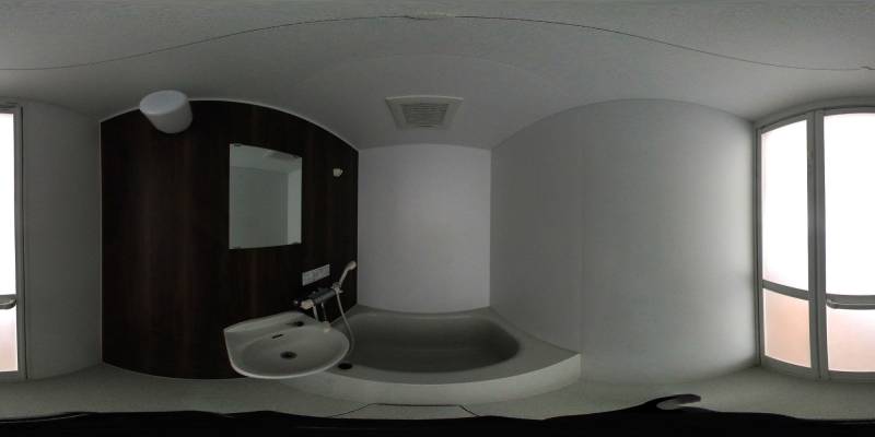 パノラマ画像バスルーム