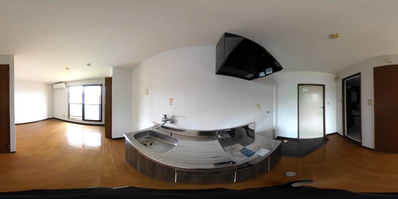 パノラマ画像キッチン