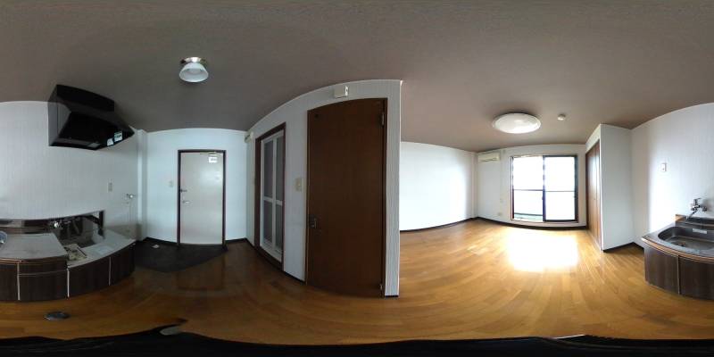 パノラマ画像キッチン