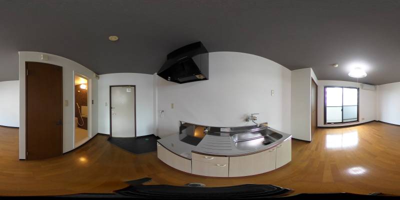 パノラマ画像キッチン