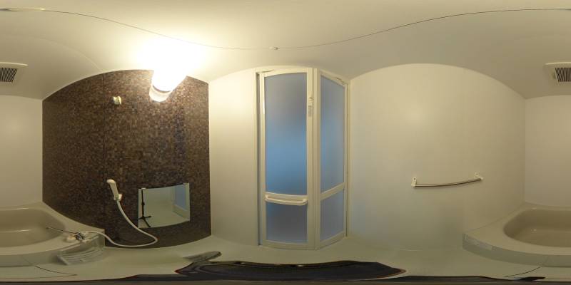 パノラマ画像バスルーム