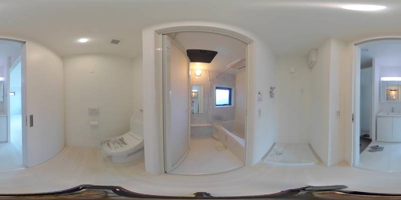 パノラマ画像洗面所