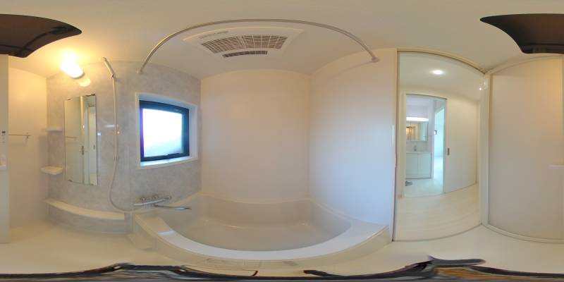 パノラマ画像バスルーム