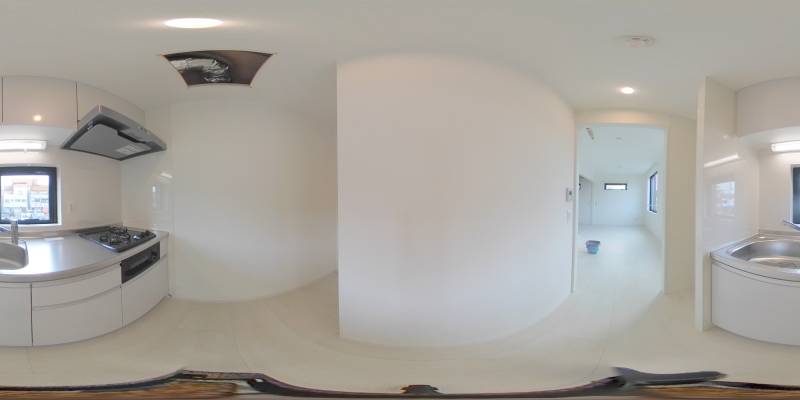 パノラマ画像キッチン