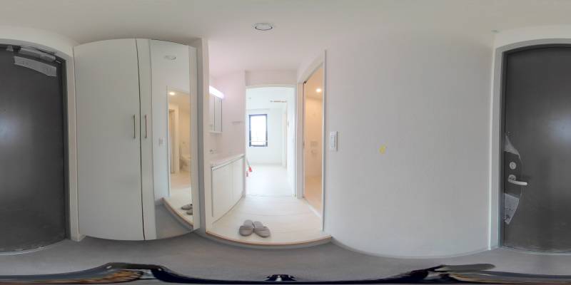 パノラマ画像玄関