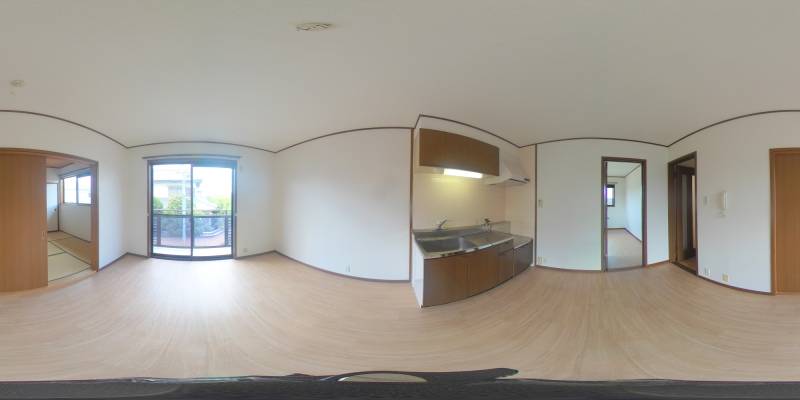 パノラマ画像キッチン