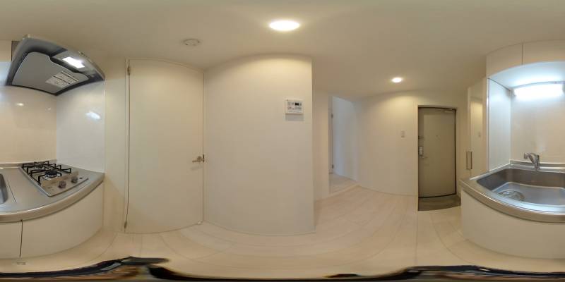 パノラマ画像キッチン