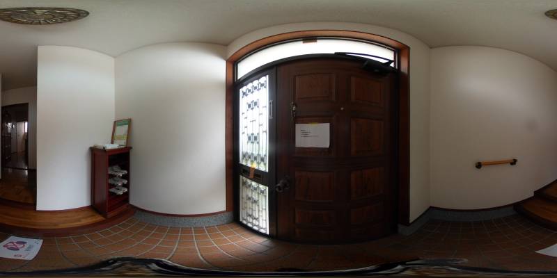 パノラマ画像玄関