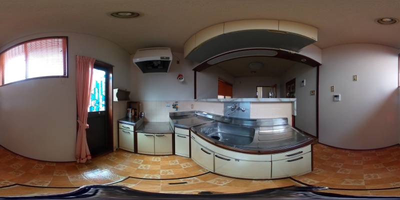 パノラマ画像キッチン
