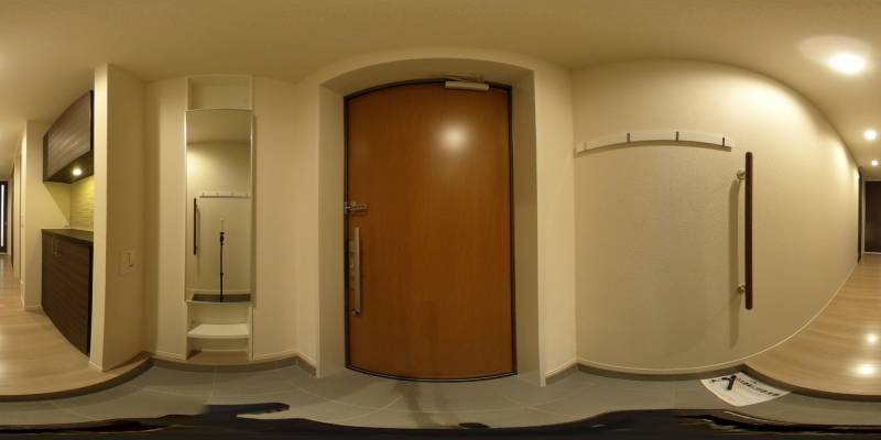 パノラマ画像玄関