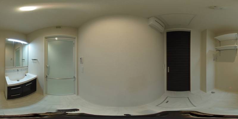 パノラマ画像洗面所