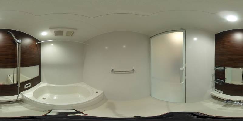 パノラマ画像バスルーム