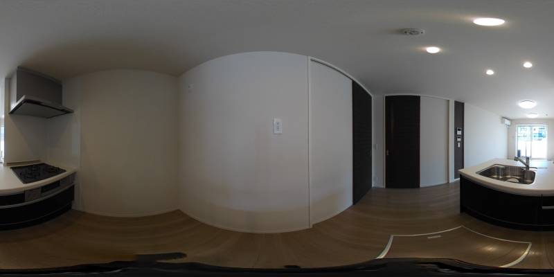 パノラマ画像キッチン