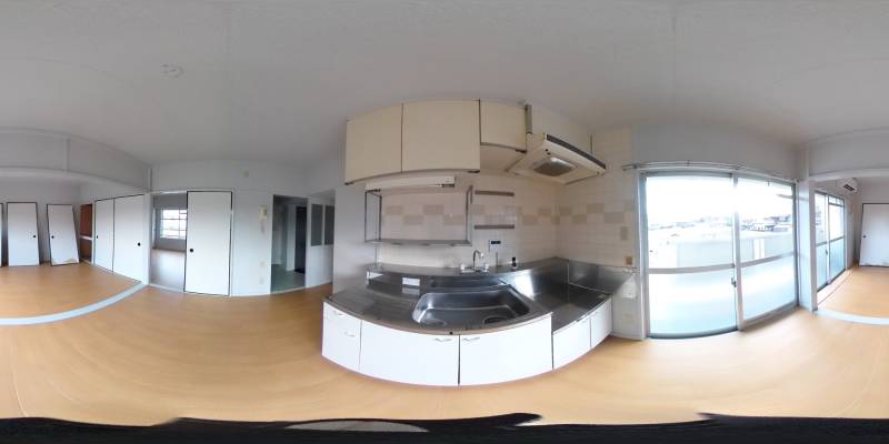 パノラマ画像キッチン