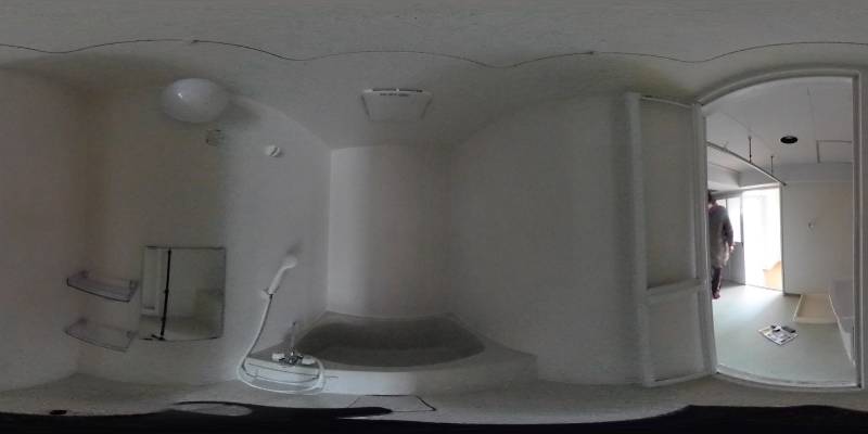 パノラマ画像バスルーム