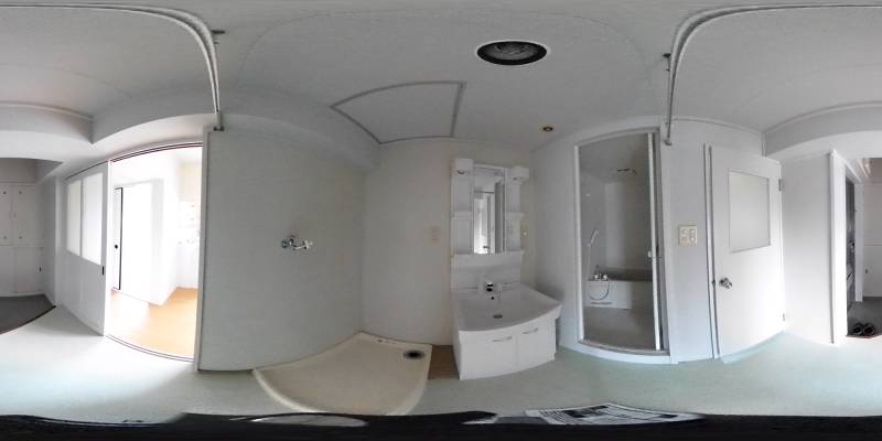 パノラマ画像洗面所