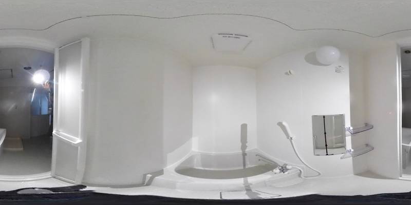 パノラマ画像バスルーム