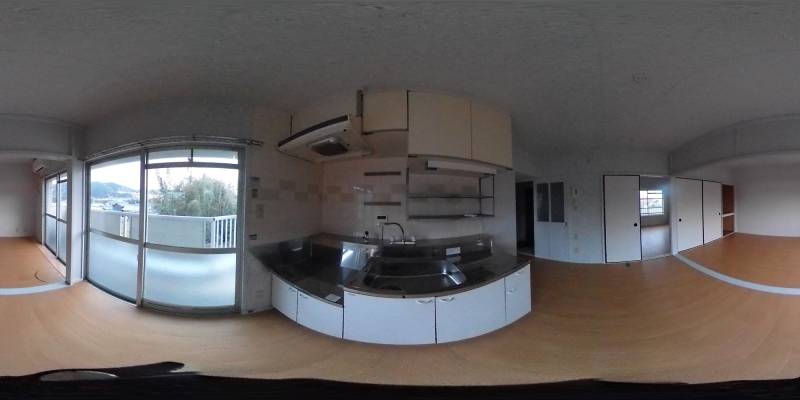 パノラマ画像キッチン