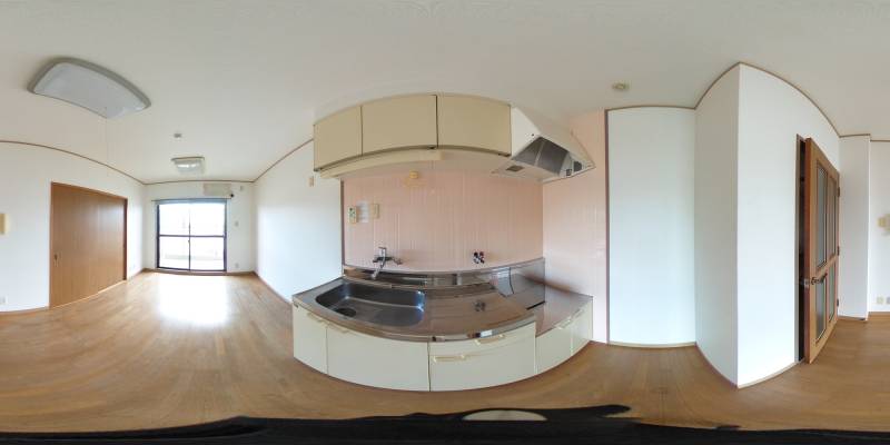 パノラマ画像キッチン