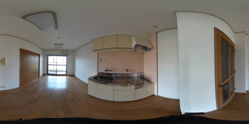 パノラマ画像キッチン