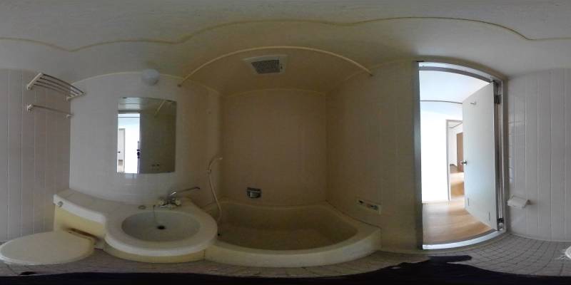 パノラマ画像バスルーム