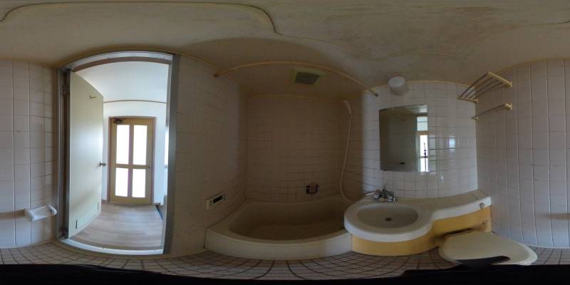 パノラマ画像バスルーム