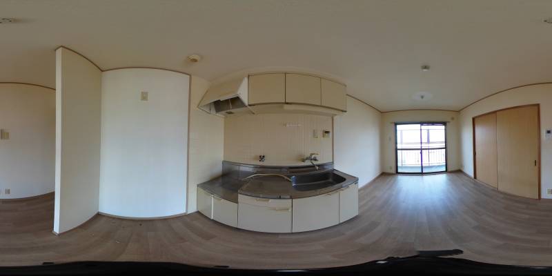 パノラマ画像キッチン
