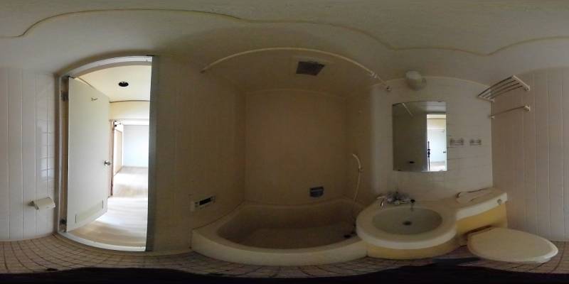 パノラマ画像バスルーム