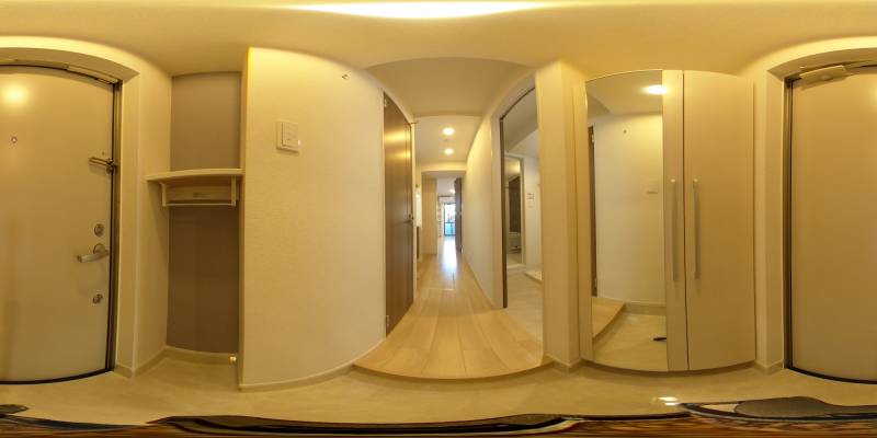 パノラマ画像玄関