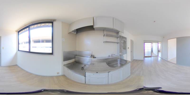 パノラマ画像キッチン