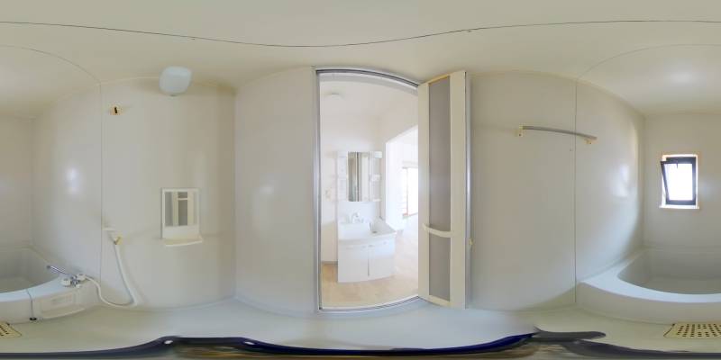 パノラマ画像バスルーム