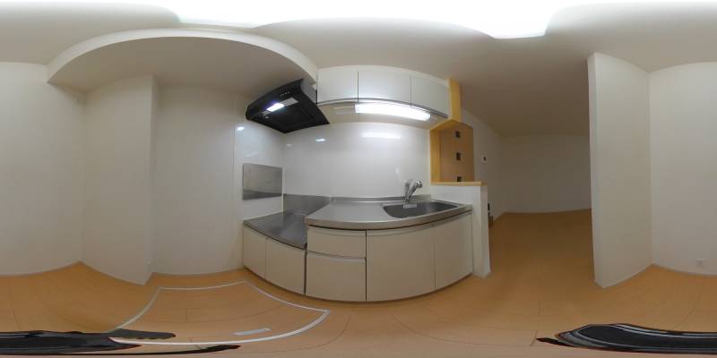パノラマ画像キッチン