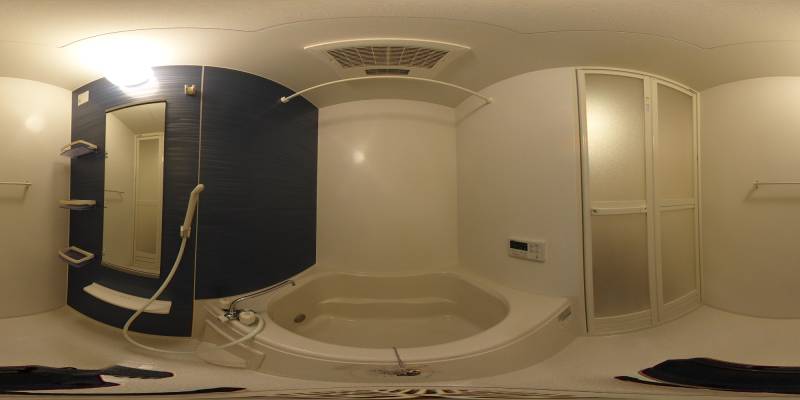 パノラマ画像バスルーム