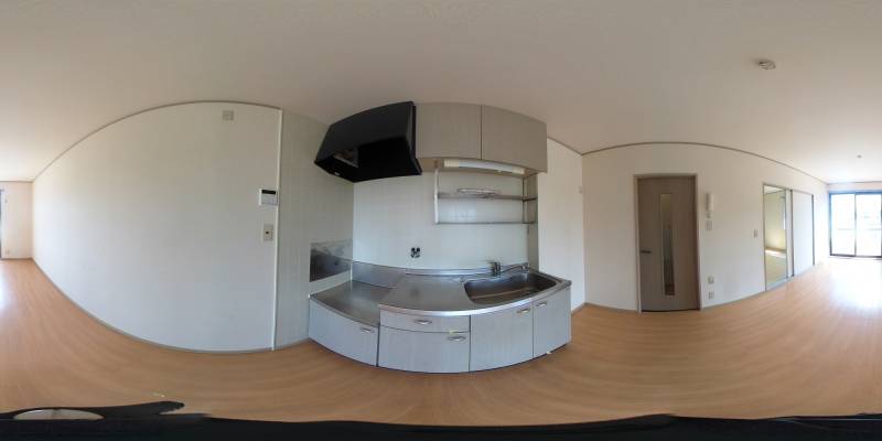 パノラマ画像キッチン