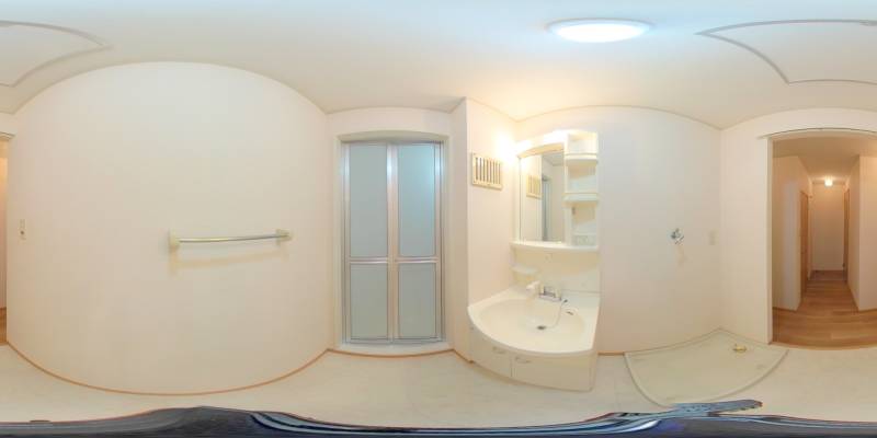 パノラマ画像洗面所