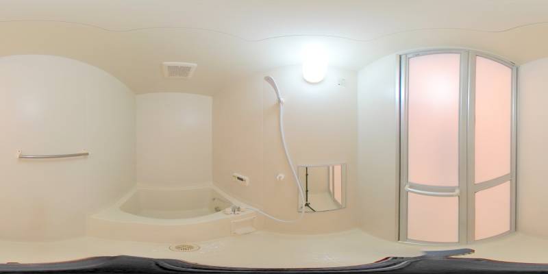 パノラマ画像バスルーム