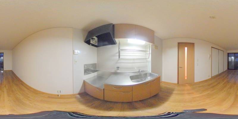 パノラマ画像キッチン