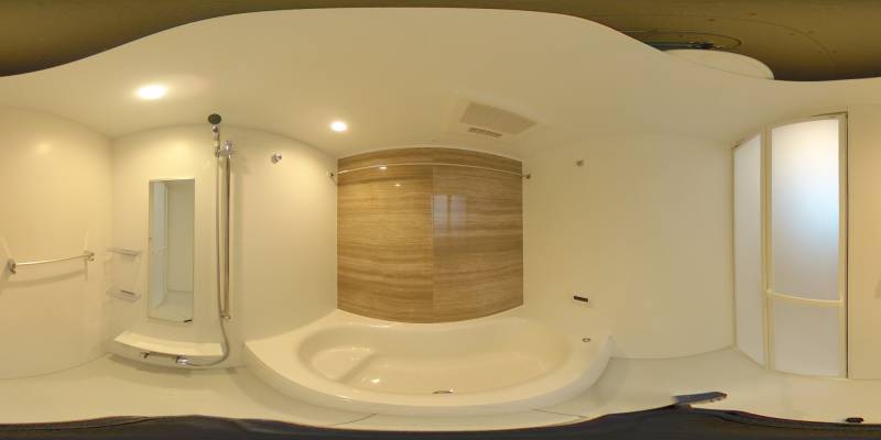 パノラマ画像バスルーム